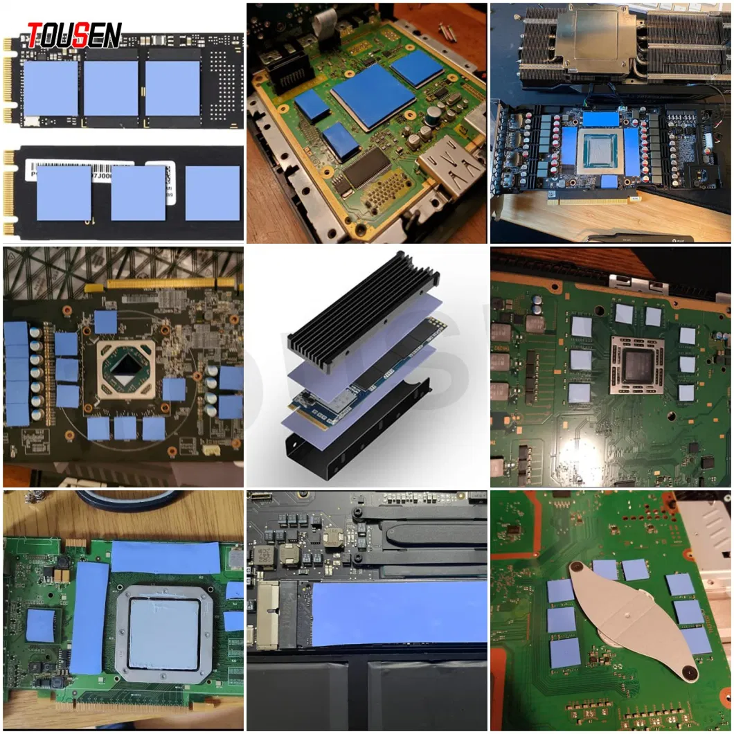 Thermal Interface Material Thermal Pads Thermal Heating Pads Low Thermal Resistance Wholesale Customized Cooling Thermal Mat Gap Filling Materials